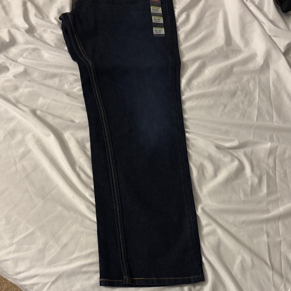 Levi's Men's Dark Blue Straight Jeans